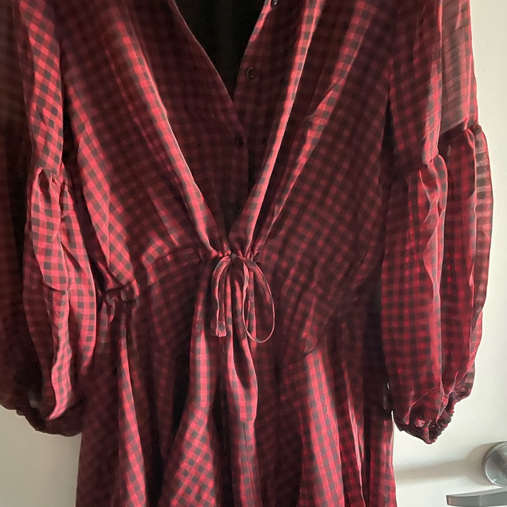 Vici Plaid Dress - Picture 2 of 5